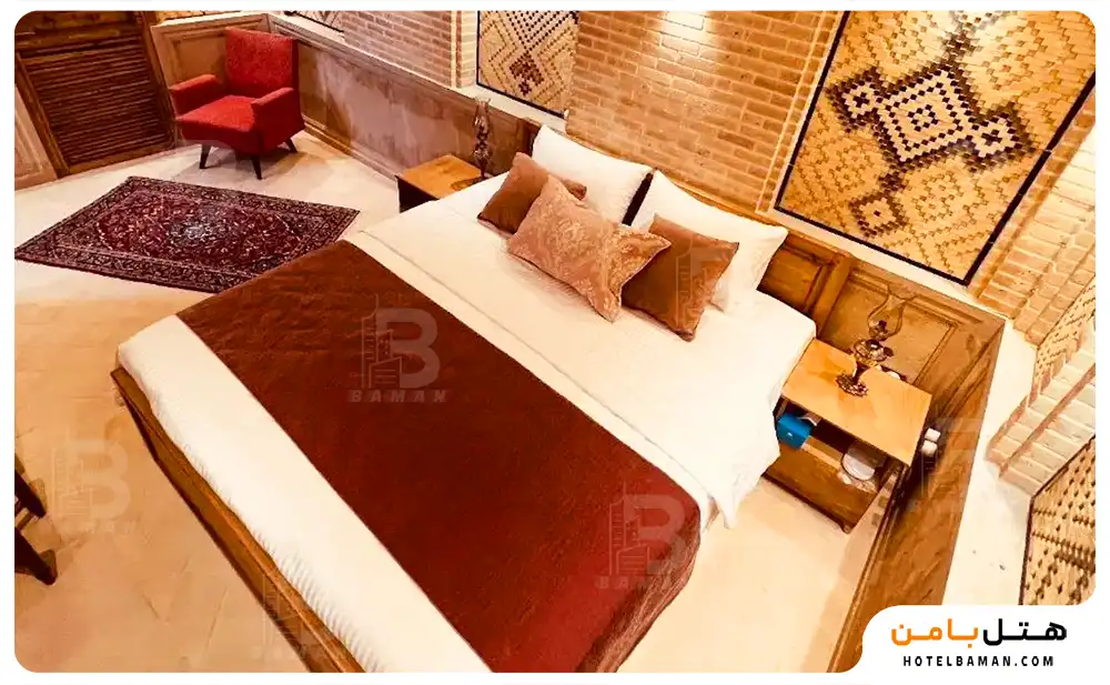 اتاق دوتخته ارسی کهربا (vip) (اقامت با صبحانه)